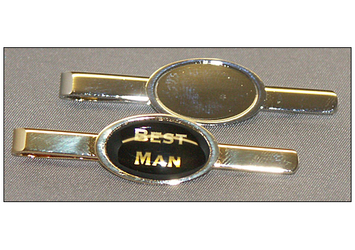 Tie Slides - Oval - Chrome Tie Slides - Oval - Chrome